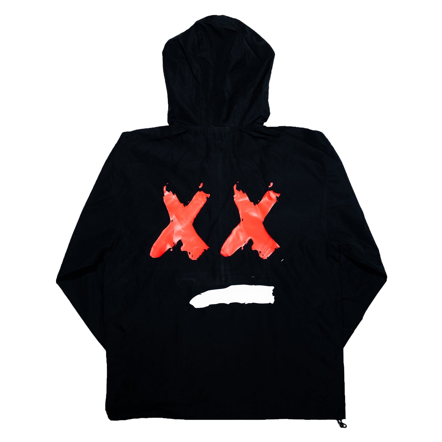 LOVE KILLS Half Zip Hooded Windbreaker