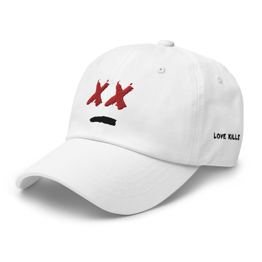 Love Kills Dad Hat (White)