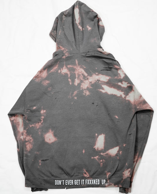 No Free Rides Hoodie (Dyed & Distressed)